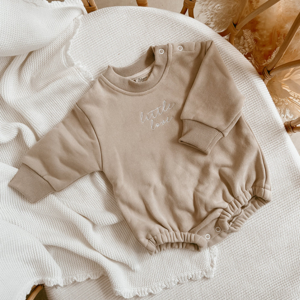 Fawn ‘Little Love’ Long Sleeve Bubble Romper - Main Image