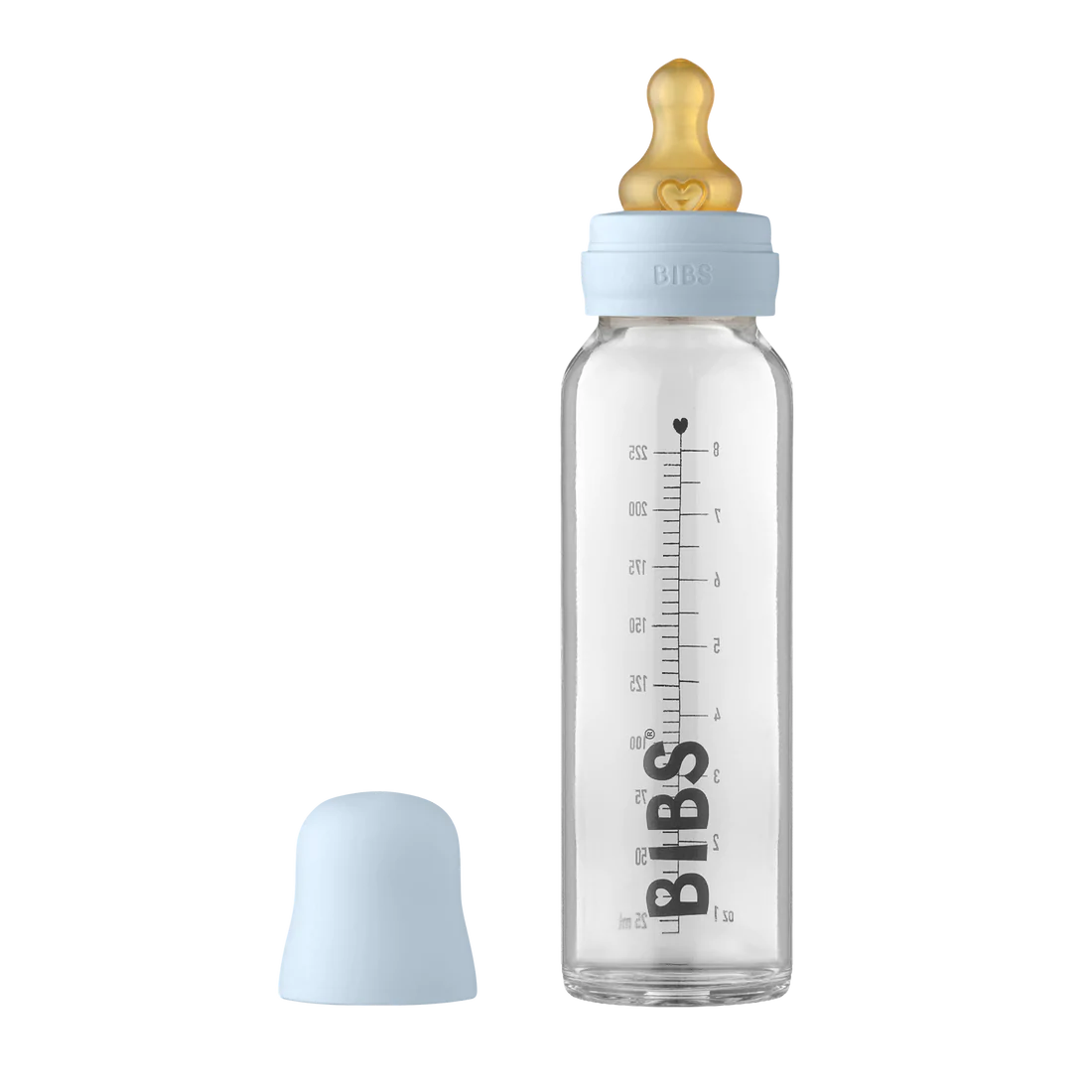 Baby Glass Bottle Complete Set 225ml