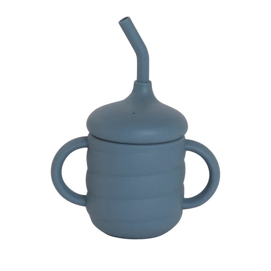 Silicone Sippy Cup with Straw