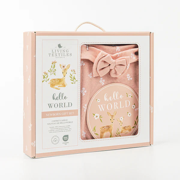 Hello World Gift Set - Sophias Garden Dusty Rose – Letti & Me