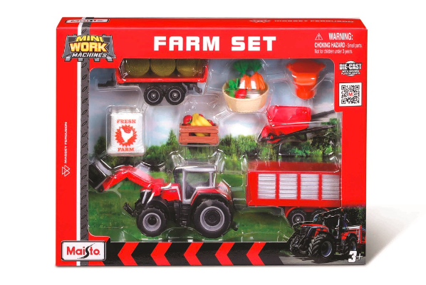 Mini Work Machines Farm Play Set