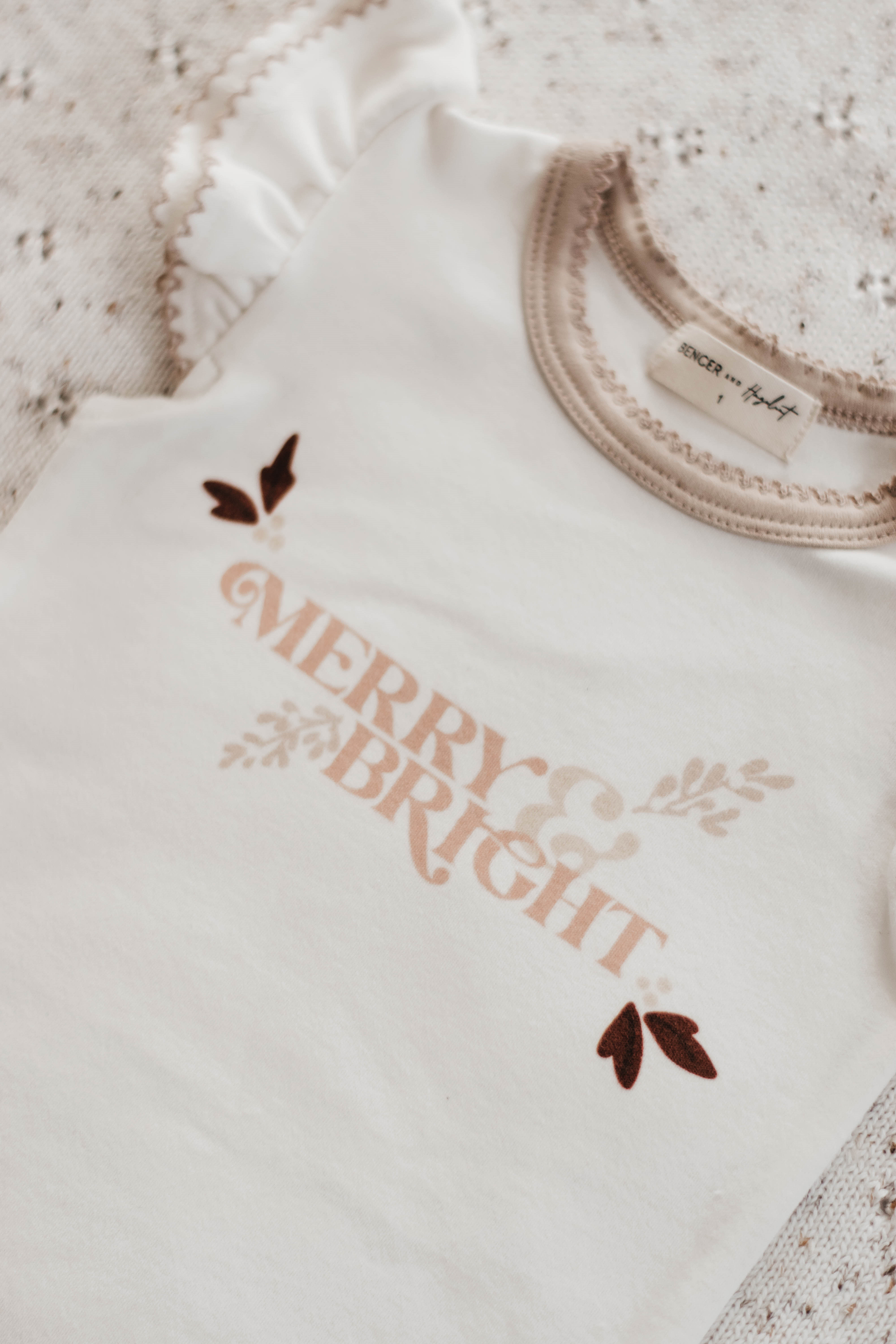 Bencer & Hazelnut | Merry & Bright Bodysuit/Tee
