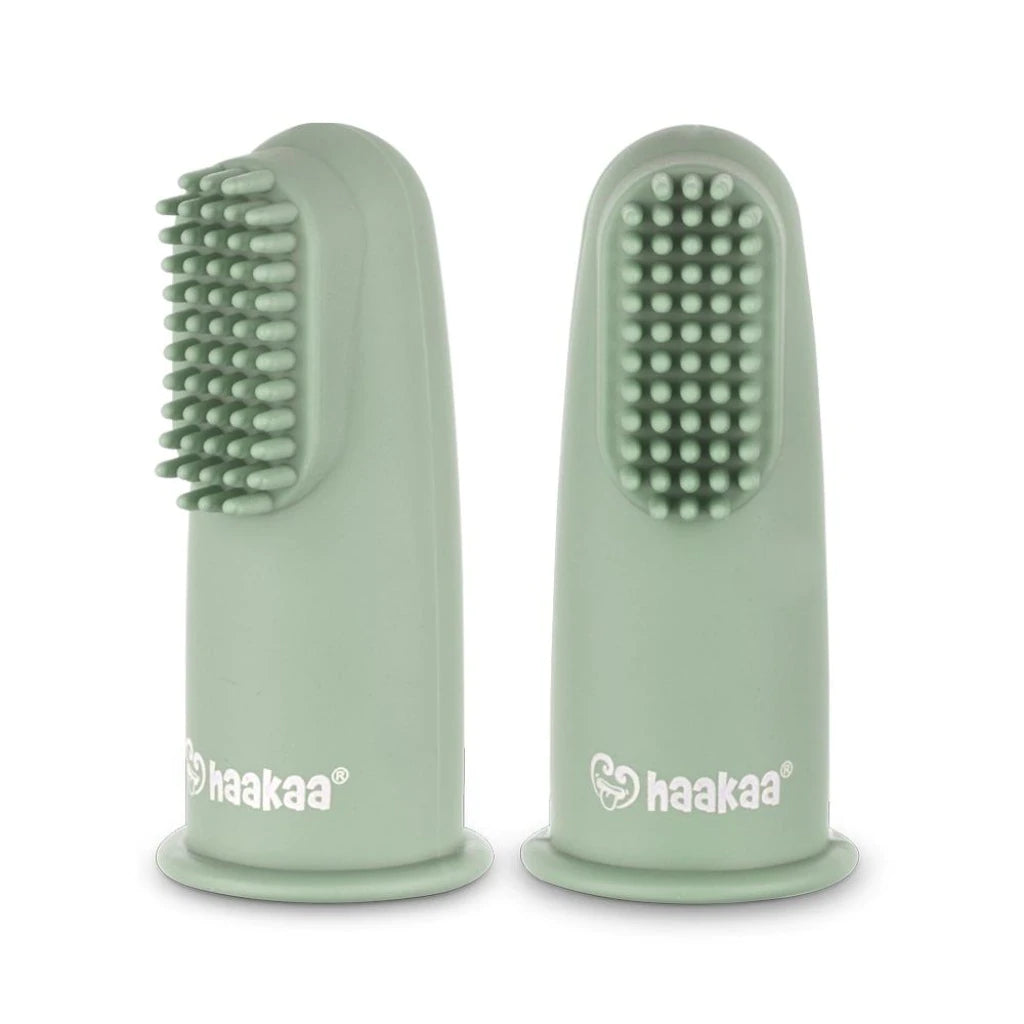 Haakaa | Silicone Finger Toothbrush - 2pk