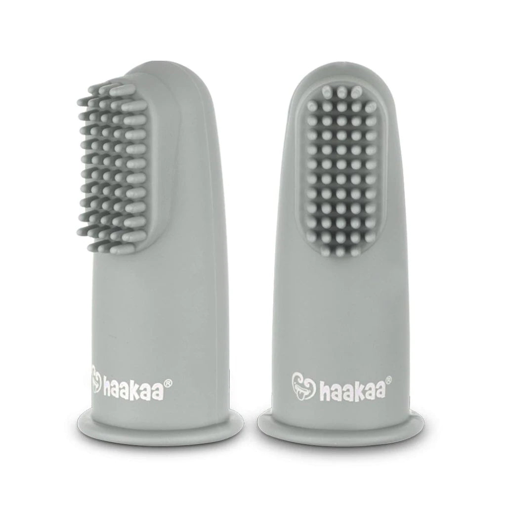 Haakaa | Silicone Finger Toothbrush - 2pk