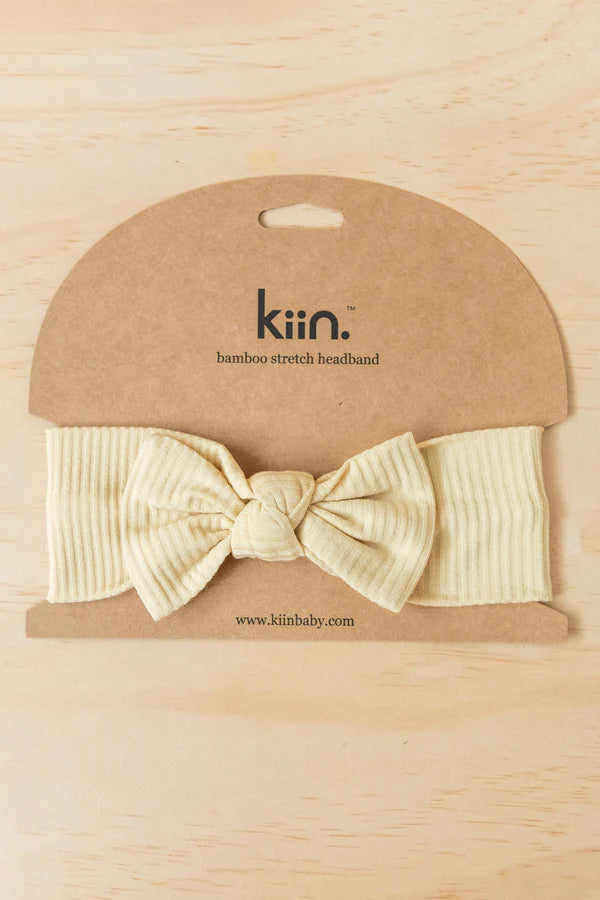 Kiin Baby | Bamboo Stretch Bow Headband