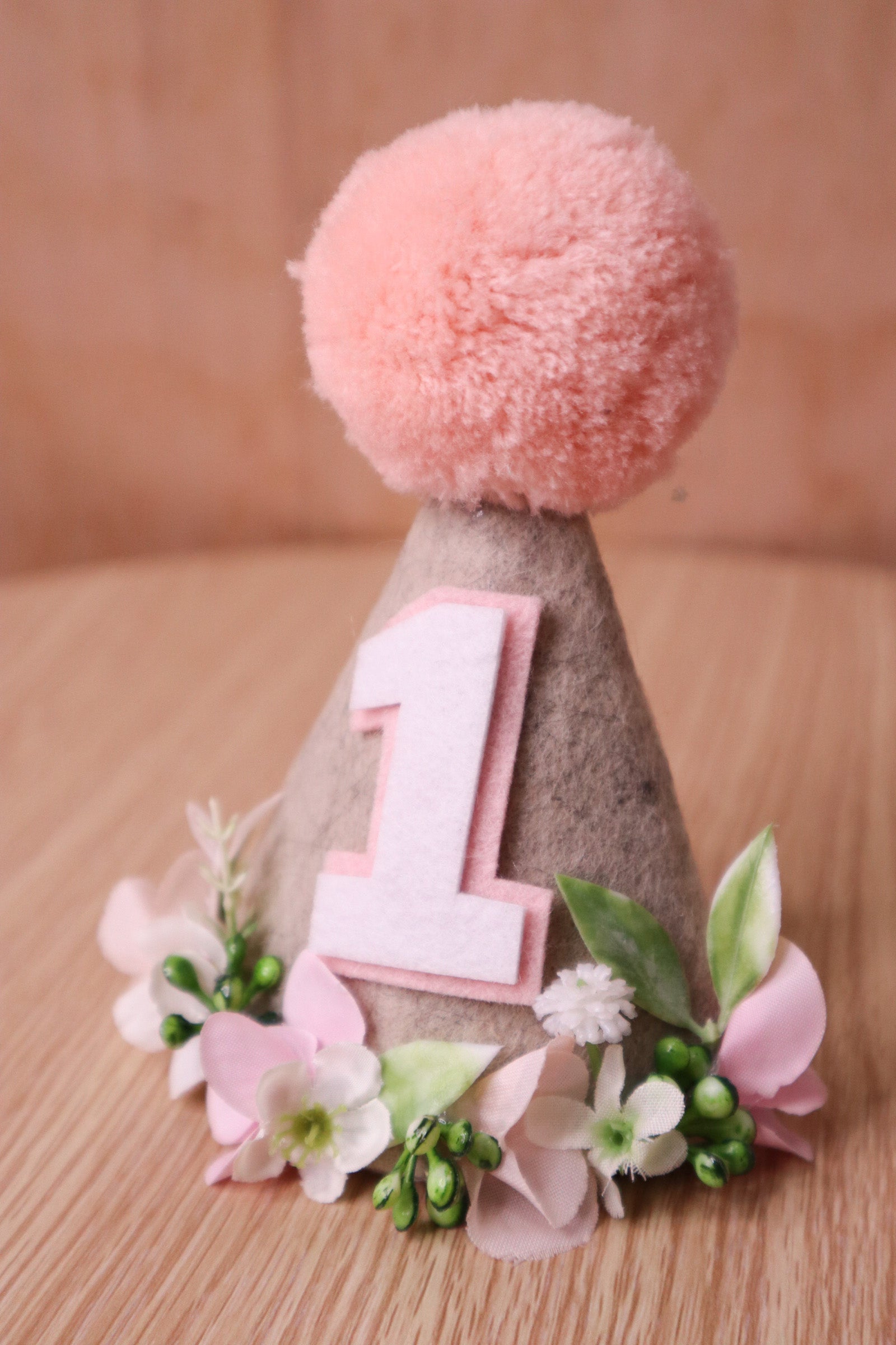 Nash & Willow | Party Hat | Natural & Flower